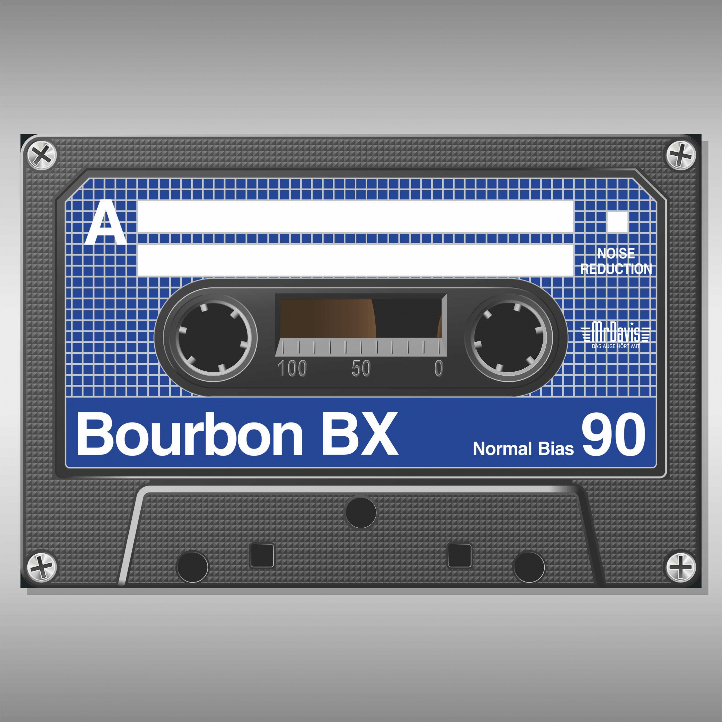 MAG-BOARD Bourbon blau-weiß